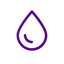 white eye drop icon