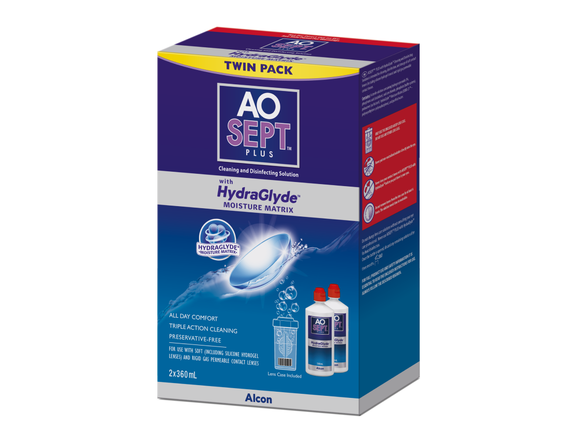 AOSEPT PLUS with HydraGlyde pack shot